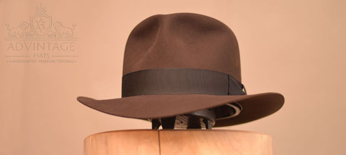 Custom Indy Fedora Hut in True-Sable