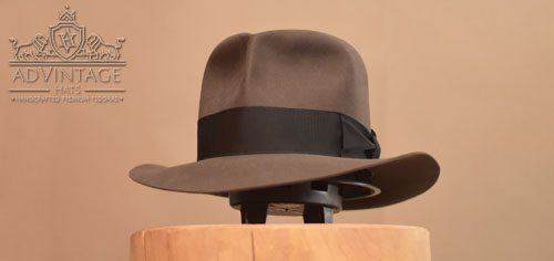 Clipper Fedora in Smoke-Grey