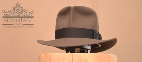 Raider Fedora without Turn in Smoke-Grey