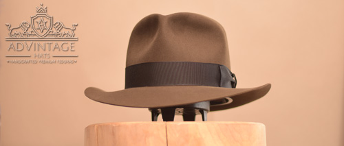 Temple Fedora hat (mine scenes) in Sable