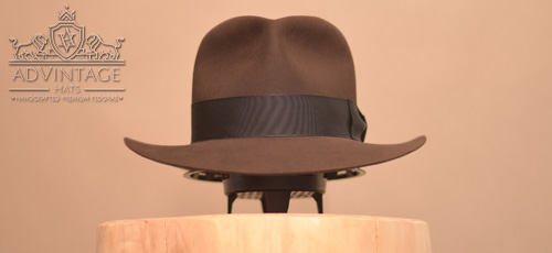 Temple Fedora hat (mine scene) in True-Sable