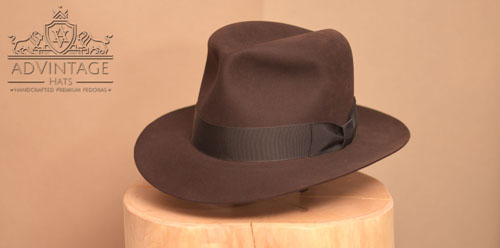 Crusader Fedora in Dark-Sable