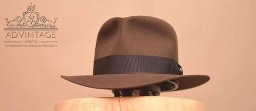 Crusader Fedora hat in True-Sable