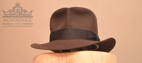 Decent Streets of Cairo Fedora Hat in True-Sable