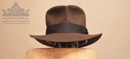 Decent Streets of Cairo Fedora Hat in True-Sable