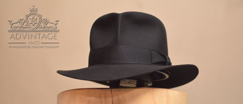 Decent MasterPiece Streets of Cairo Fedora Hat in black