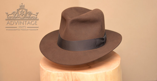 Crusader Fedora Hat in True-Sable