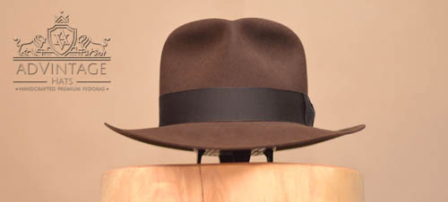 Legend  Crusader Fedora Hat in True-Sable