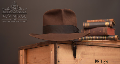 Read more about the article MasterPiece Raider Fedora Hat in True-Sable – size 64cm