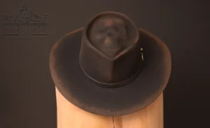 Mehr über den Artikel erfahren Dreadful Hitman Western Signature Cowboy Hut aus 100% Biberfilz / 100x