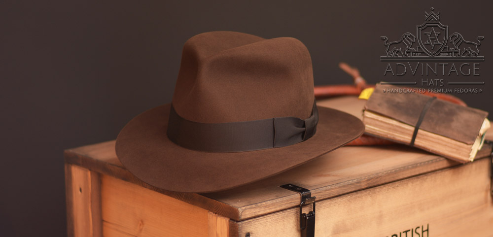 Mehr über den Artikel erfahren MasterPiece Crusader Fedora Hut in Sable 26